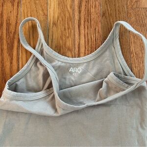 ARQ XS Cropped Tank in Taupe